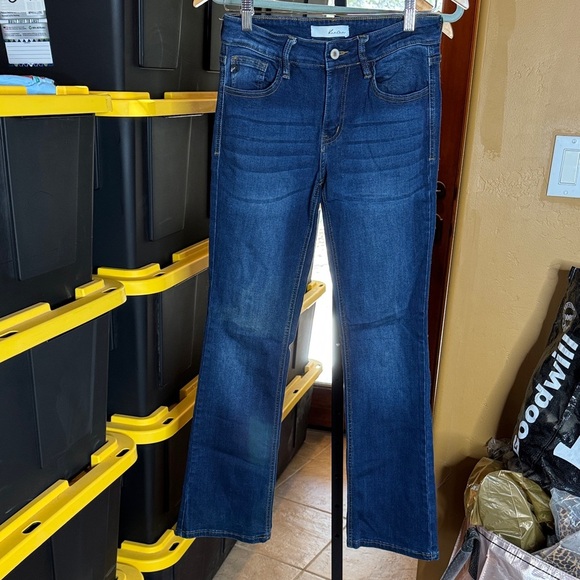 KanCan Denim - KanCan Jeans Bootcut Stretch Blue Mid Rise Denim Womens Size 27 Style EL1041DC